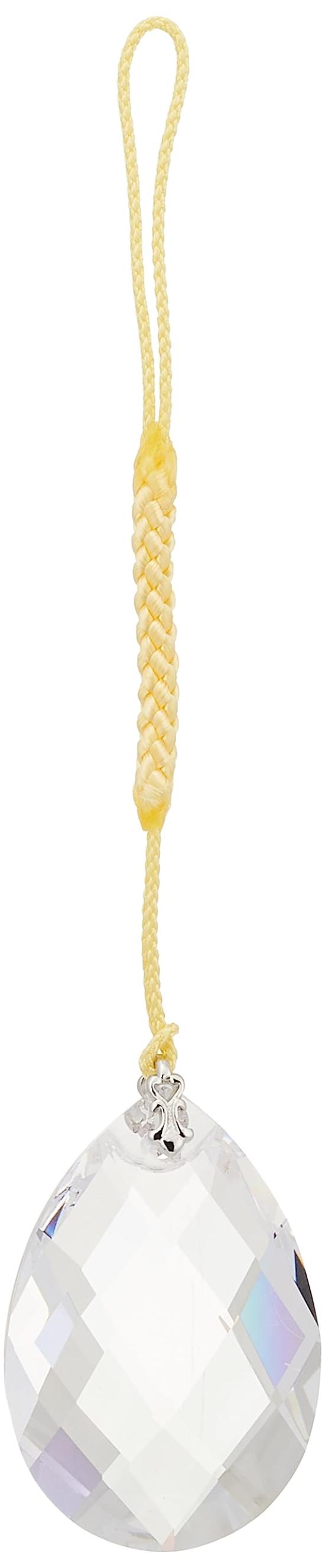 

F-Style Handmade Glass Netsuke (NT2-874-38CR-YE-S) Clear Small