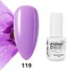 GELPOLISH Nail Art Set: Base, Top Coat, Transparent & White Gel Polishes