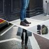 Winterstiefel Herren Stiefeletten Warm Leder Lässig High Top Sneaker Mode Plüsch Warm Dicke Sohle Stiefeletten