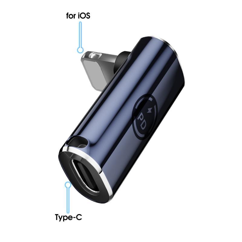 

HdoorLink PD27W адаптер для быстрой зарядки USB C к Lightning Converter OTG разъем передачи данных для iPhone iPad Style 4