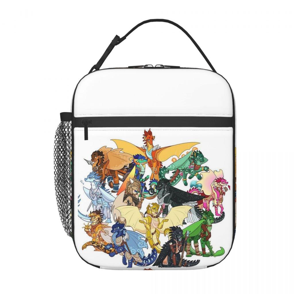 Wing Of Fire All Dragon Insulated Lunch Bag for Women Office Cooler Thermal Food Box Tote Portable Lunch Boxes Container