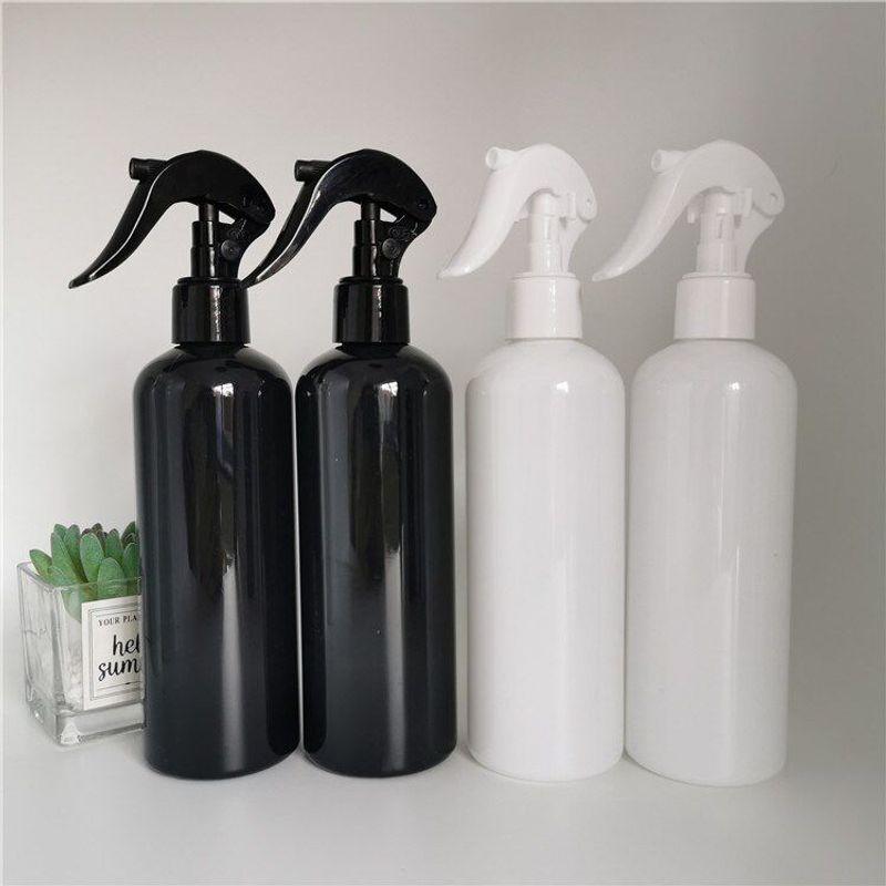 Little Mouse Plastic Black round Shoulder Buckle Spray Bottle White 300ml