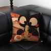 RRamen Animal Pillow Anime Art Cushion Cushion Cover Pillow Case Antidustmite Invisible zipper silky plush cushion