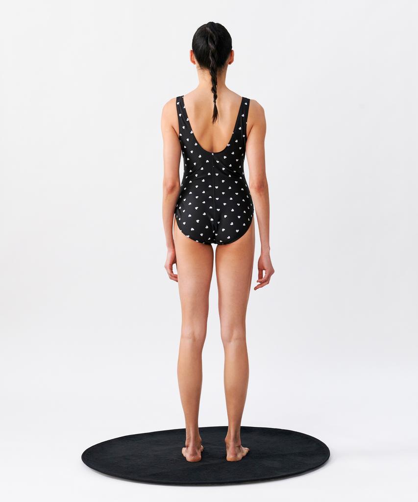 Jeteseu Women'S Splash U-Back Indoor Swimwear Loving Heart L4A5017
