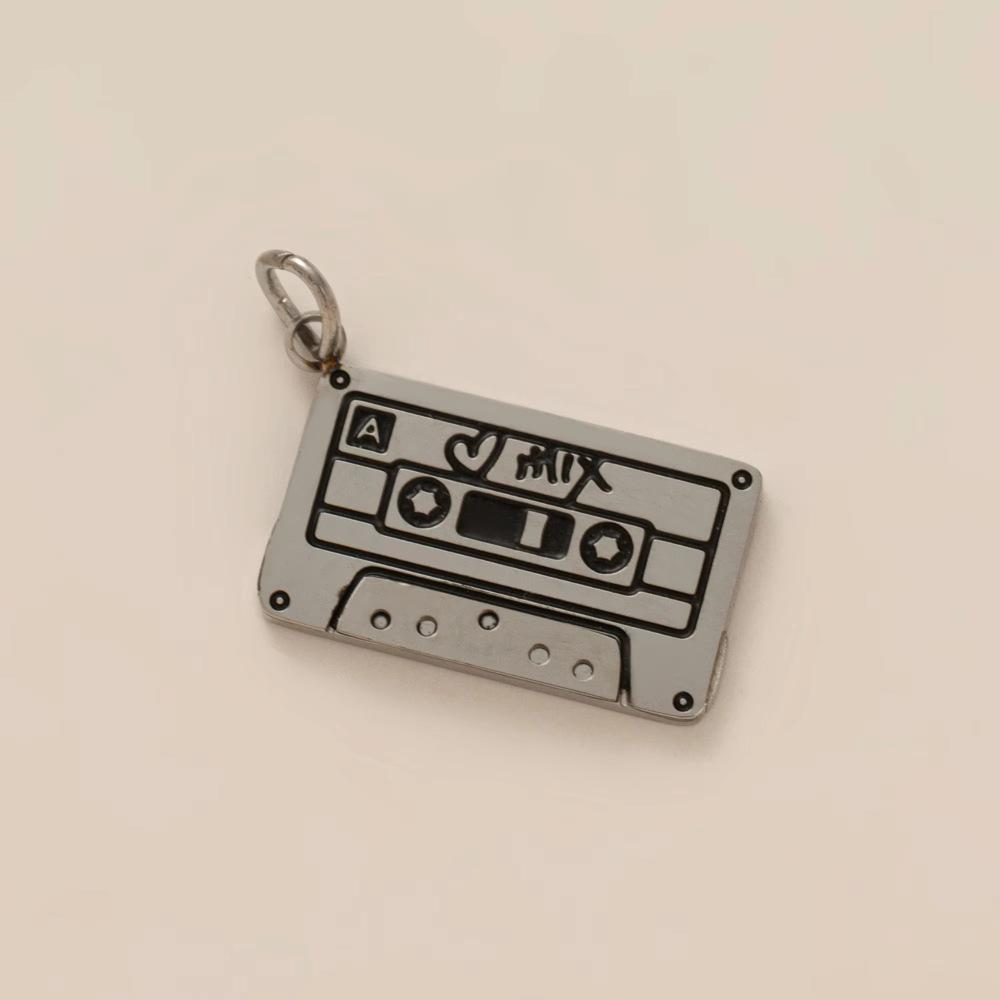 Yori 2Pcs DIY Stainless Steel Bags Guitar Pendants Accessories for Jewelry Charm Wholesale Vacuum Electroplating 18K Gold Color