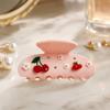 Rhinestone Decor Hair Barrettes Floral Decor Hair Jaw Clips Sweet Style Shark Hair Clips  For Women