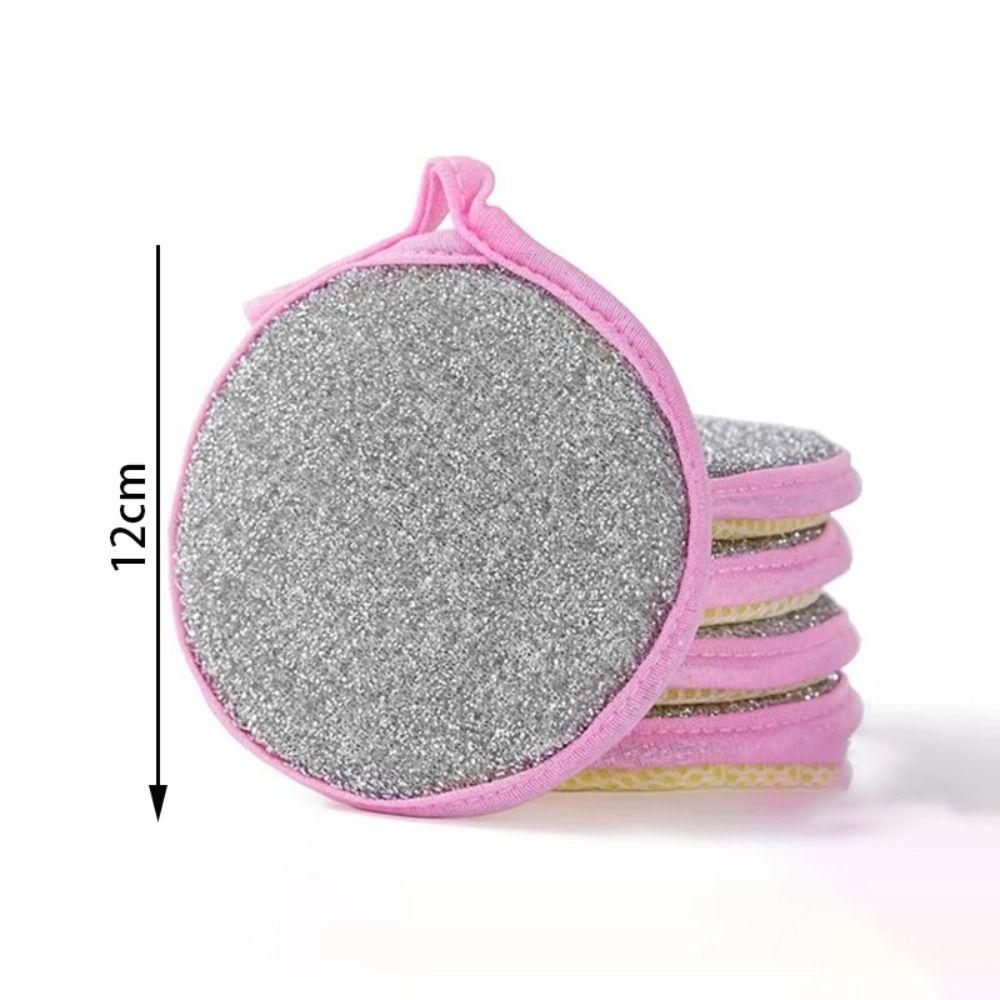 3/5/10PCS Double-sided Kitchen Dishwashing Sponge Reusable Oil-free Dishwashing Cloth