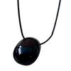 Fashionable Geometric Oval Pendant Necklace Long Rope Necklace Stylish Neck Jewelry Perfect for Women Trendy Accessories