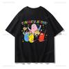 Les Barbapapa T-shirt Polyester Materiaal Goedkope Kinderkleding Casual Ronde Hals Klassieke Vintage Stijl Grafische T-shirts