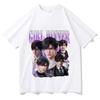 Love and Deepspace Teen Gothic Hip Hop Y2k Women Digital Vintage Top Tees Comfortable Vintage Korean Clothes Punk University