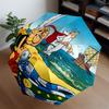Asterix Friends Umbrella 8-Frame for Travel, Camping, Casual Lightweight Portable Umbrella, Essential for Every Family Holidays Gift