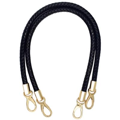 Rubonarie Bag Handles, 60cm, Bag Handles (Black, 60cm, 2 Pieces)