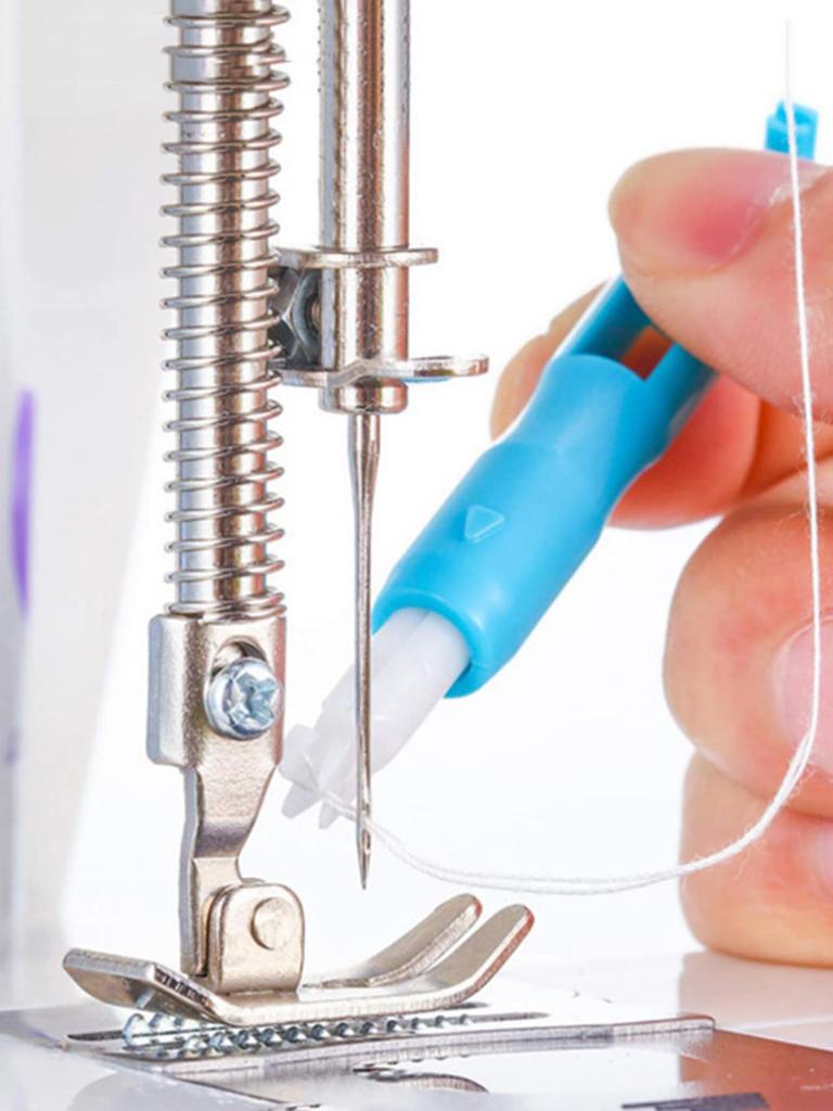 1pc-Automatic Needle Threader DIY Tool Home Hand Quick Sewing Machine Device Thread Auto Needle Cross Stitch Sewing Accessories