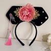 Ancient Royal Court Queen Princess Headband Headdress Classical Hanfu Cheongsam Hair Hoop Accessories