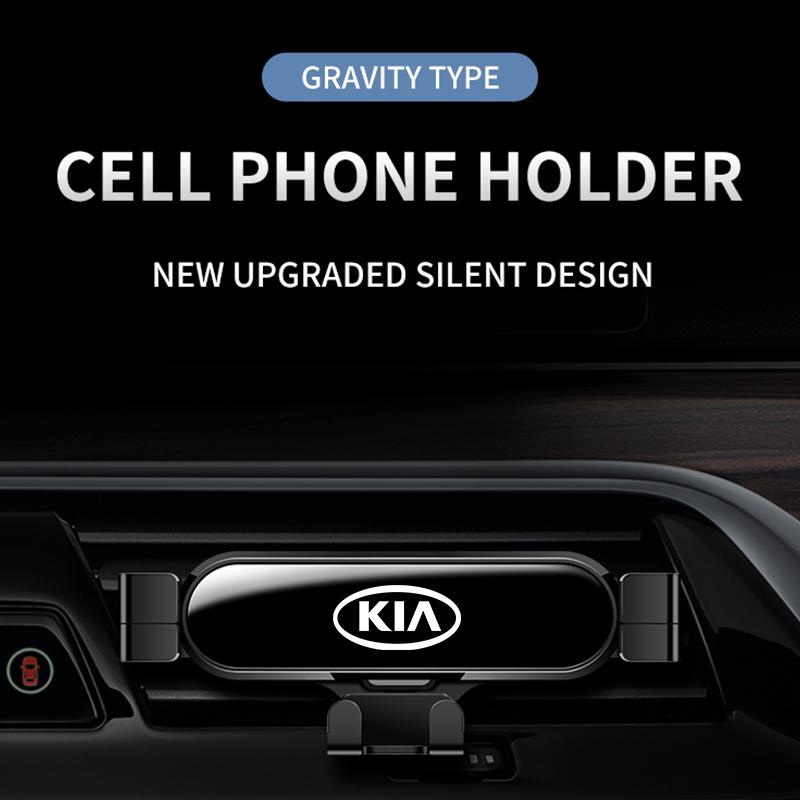 Car Air Vent Clip Phone Holder Rotatable Adjuster GPS Stand For KIA Stinger Optima Cerato Soul Venga Forte Spectra Sedona