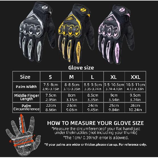 2026 New Summer Breathable Motorcycle Gloves Wear-resistant Non-slip Motocross Gloves Anti-fall Motorbike Gloves Men Touchscreen