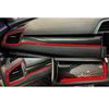 3Pcs for Honda Civic 10th Gen 2016-2021 Car Dashboard Central Control Instrument Panel Cover Trim RHD LHD