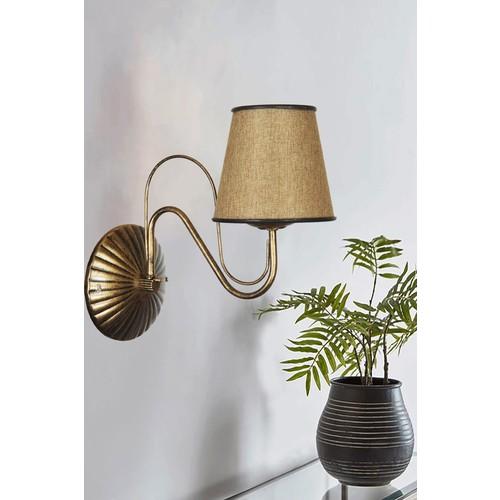 

Venon Lighting Poyraz Бра Абажур Коричневый Черный Желтый Патина