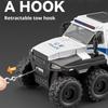 1:32 Eroberer SWAT Polizeiauto Modell Spielzeug Metall Druckguss Geländefahrzeuge Geräusch Licht Rückzieher Türen Öffnen Lernmodelle