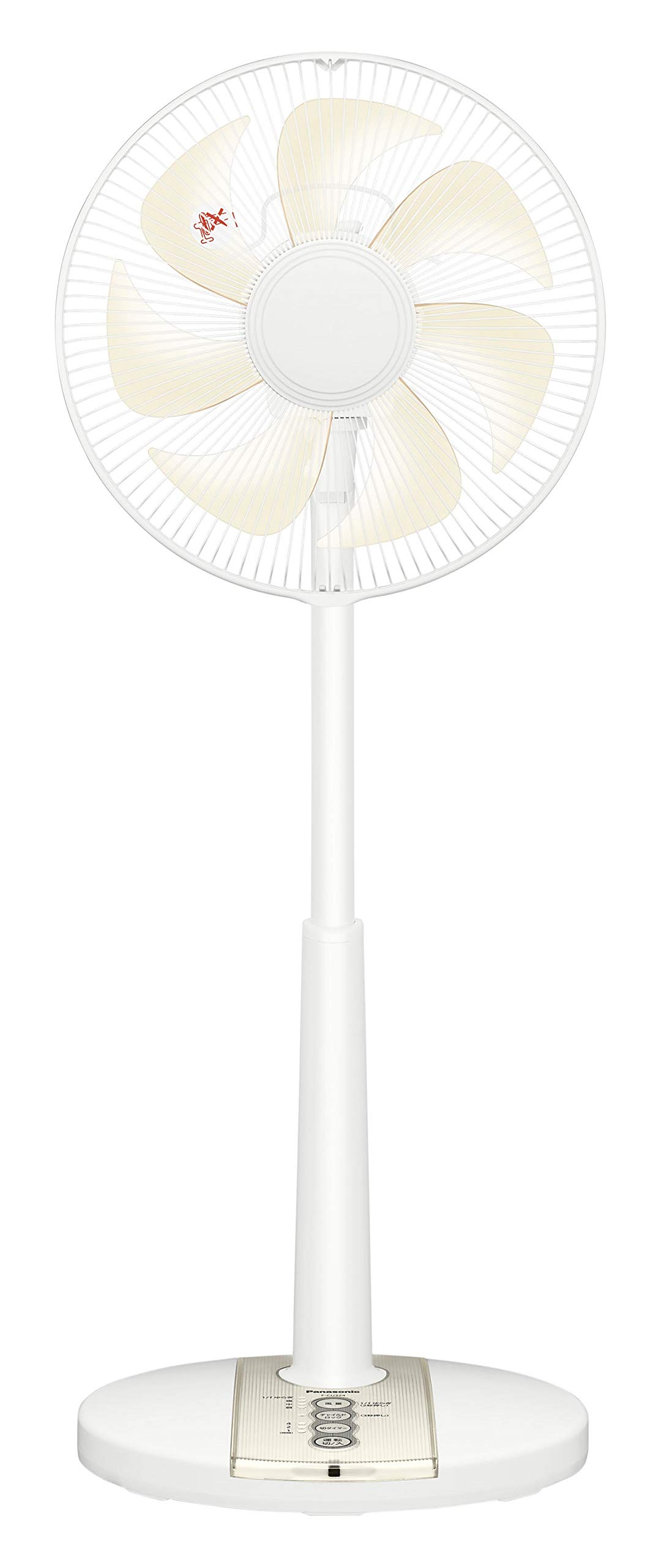 

Panasonic living room 7 smooth airflow with remote beige fan, blades, control, F-CU324-C