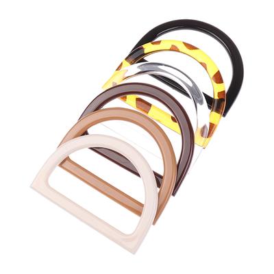 2 Stück D-förmige Taschengriffe, DIY-Ersatzgriffe für Handtaschen, Tote-Griffe, dekorative Taschengriffe, Geldbörse, Häkeltaschen, Herstellung von Zubehör