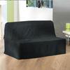 Housse De Canapé-lit - Antonouse - 140cm - Noir - Microfibre - Imperméable