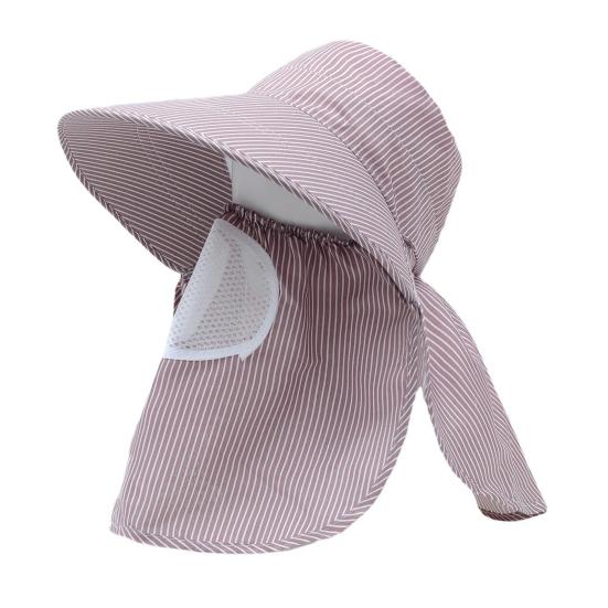 

Велосипедная шляпа Солнцезащитный козырек для лица и шеи, дышащая, с широкими полями, противоскользящая, с защитой от УФ-излучения, эластичная лента, садоводство, открытый кофейный