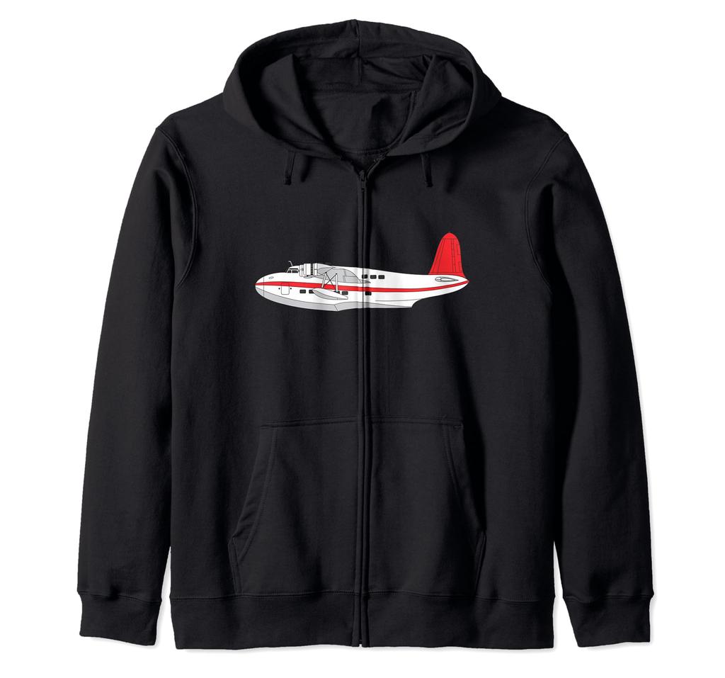 Vintage DC-3 Aircraft Aviation Vintage Airline DC-3 Plane Zip Hoodie