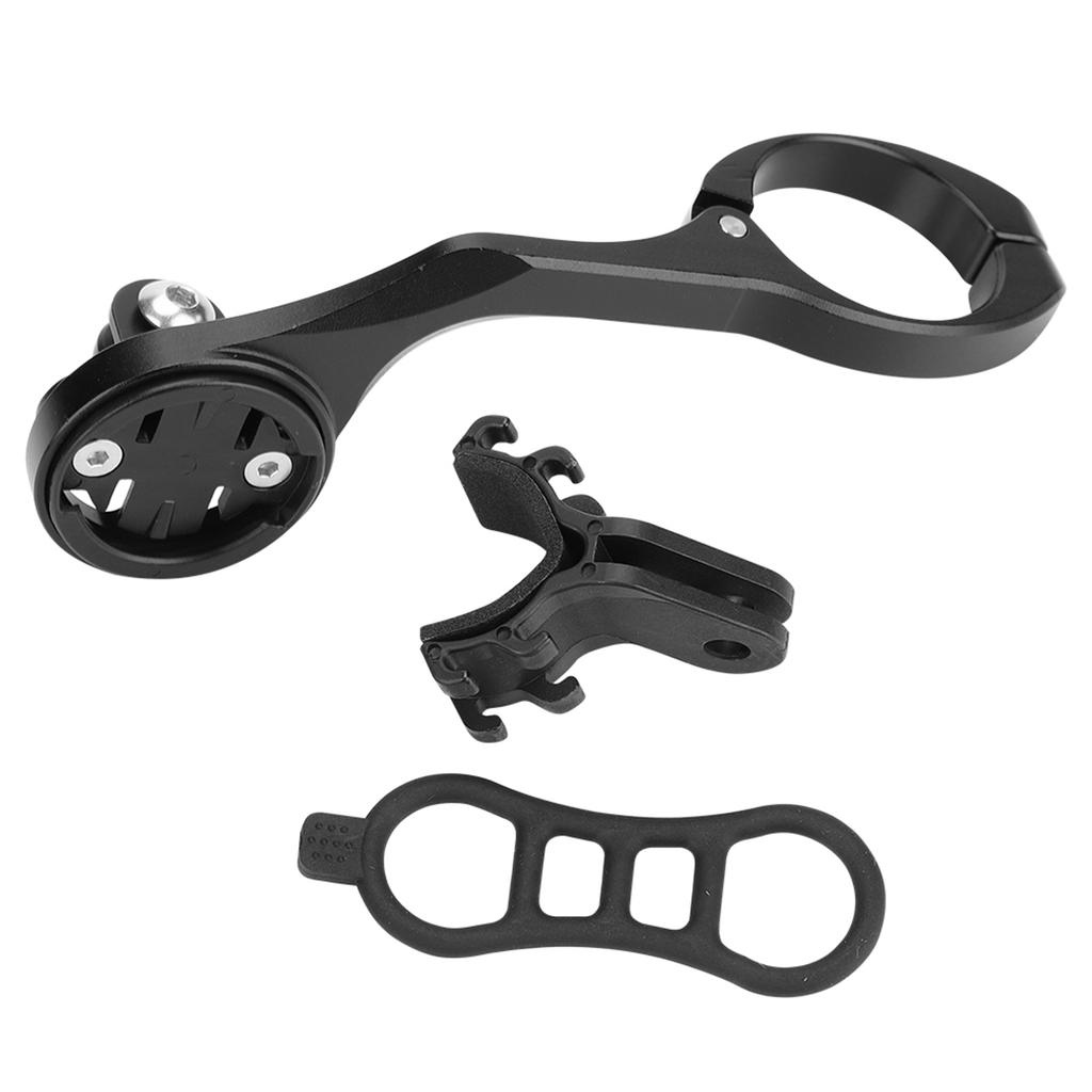 Aluminum Alloy Bicycle Computer Torch Action Camera Extension Mount(Black, for Garmin IGPS)