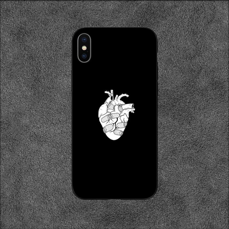 Human Organs Heart Meridian Kidney Phone Case For iPhone 11 12 Mini 13 14 Pro XS Max X 8 7 6s Plus SE XR Shell