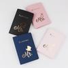 Simple Fashion Passport Cover Travel Passport Holder Wallet Gift PU Leather Card Case Cover Unisex