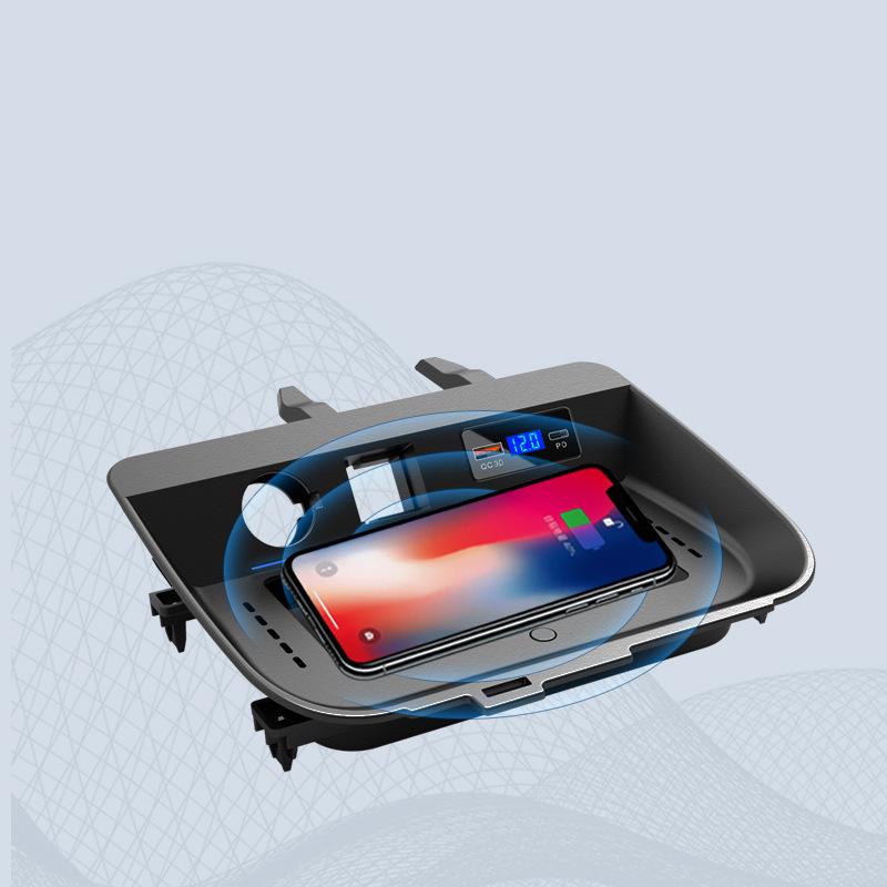 Bezprzewodowa Szybka Ładowarka TYPE-C do Toyota RAV4/Highlander z Przełącznikiem (2020-2023)