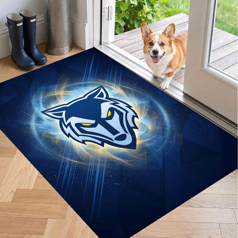 Soft Floor Carpet Warrington Wolves Pattern Area Rug Decorative Mat For Home Room Decoration