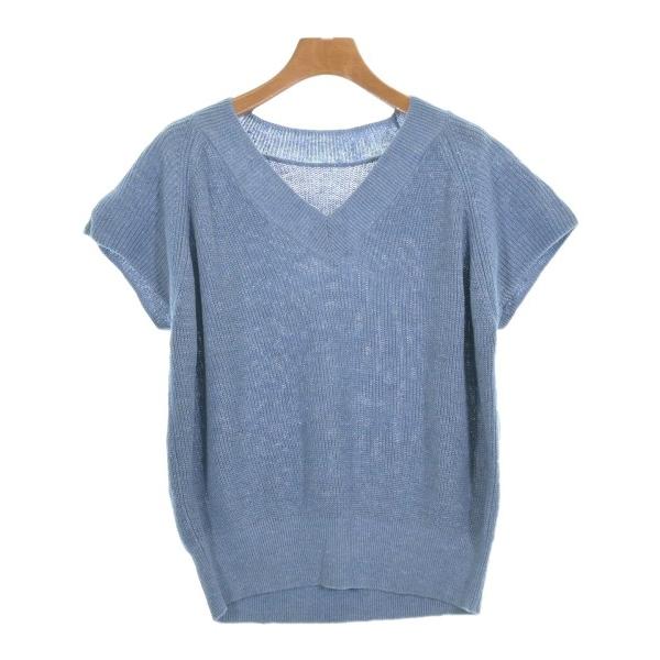 IENA Knit Sweater Women s F Blue [Used] [Secondhand]