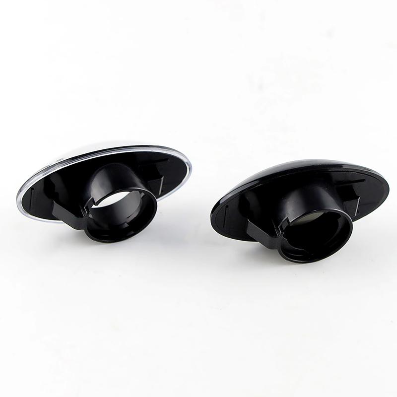 2PCS No Bulb Car Front Side Marker Turn Signal Lamp Housing Covers For Mini Cooper R50 2002-2006 R52 2004-2008 R53 2002-2006