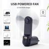 Handheld Mini Fan, 3 IN 1 Hand Fan, Portable USB Rechargeable Small Pocket Fan, Battery Operated Fan [14-21 Wor
