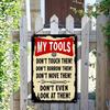 Vintage Metal Wall Sign, Retro Flat Poster for Room Decor