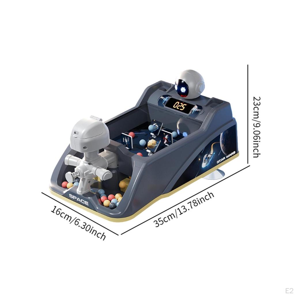 Kids Pinball Game Portable Children Marble Games Machine Boys and Girls