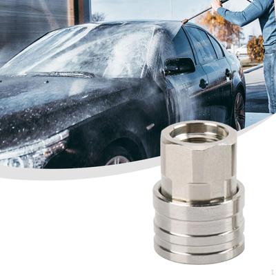 Złączka Szybkozłączna do Myjki Ciśnieniowej 1/4 Cala, Wąż Ze Stali Nierdzewnej do