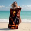proof beach towel with The Revenge of Michael Myers pattern - soft,absorbent,quick-drying,machine washable - perfect for swimming,camping,bathing