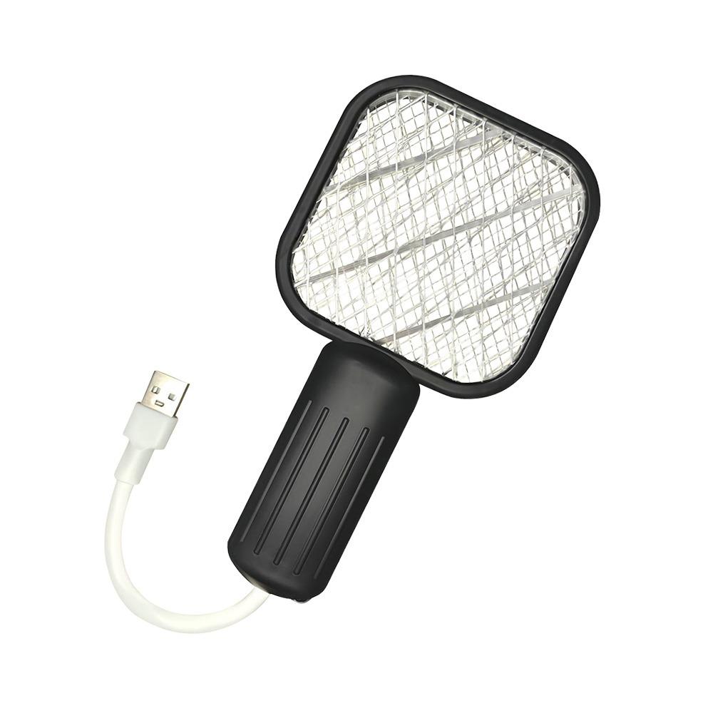 Electric USB Mosquito Swatter UV Light Mosquito Killer Lamp Durable Trap Pest Control чёрный