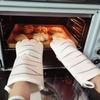 Heat Resistant Cartoon Baking Gloves Insulation Cotton Oven Potholder Kitchen Handschoen  BBQ