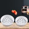 Food Grade Plastic Steaming Rack High Quality Steamer Basket Cooking Cookware Accessories For Rice Cooker Warmer Ivory