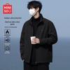 MINISO Men's Winter Stand-Collar Padded Jacket with Letter Print