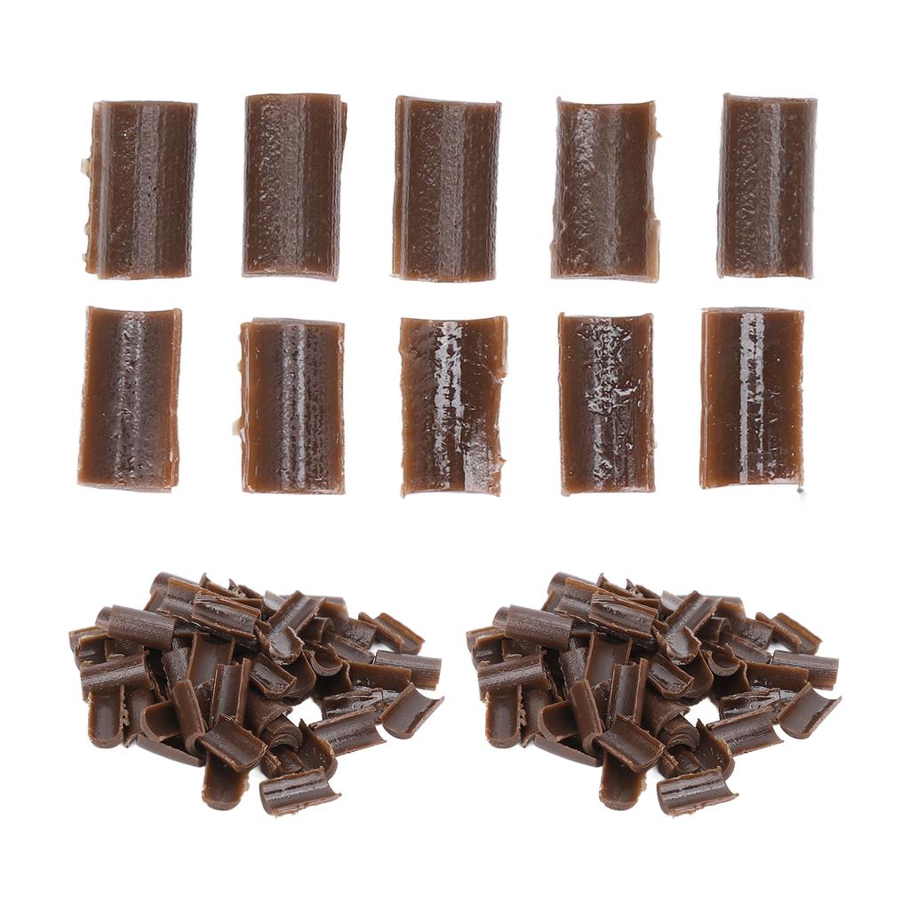 2 Bag U Tip Hair Extension Granule Home Salon Resin Wig Extension Thermal Bonding Granule Bead Brown