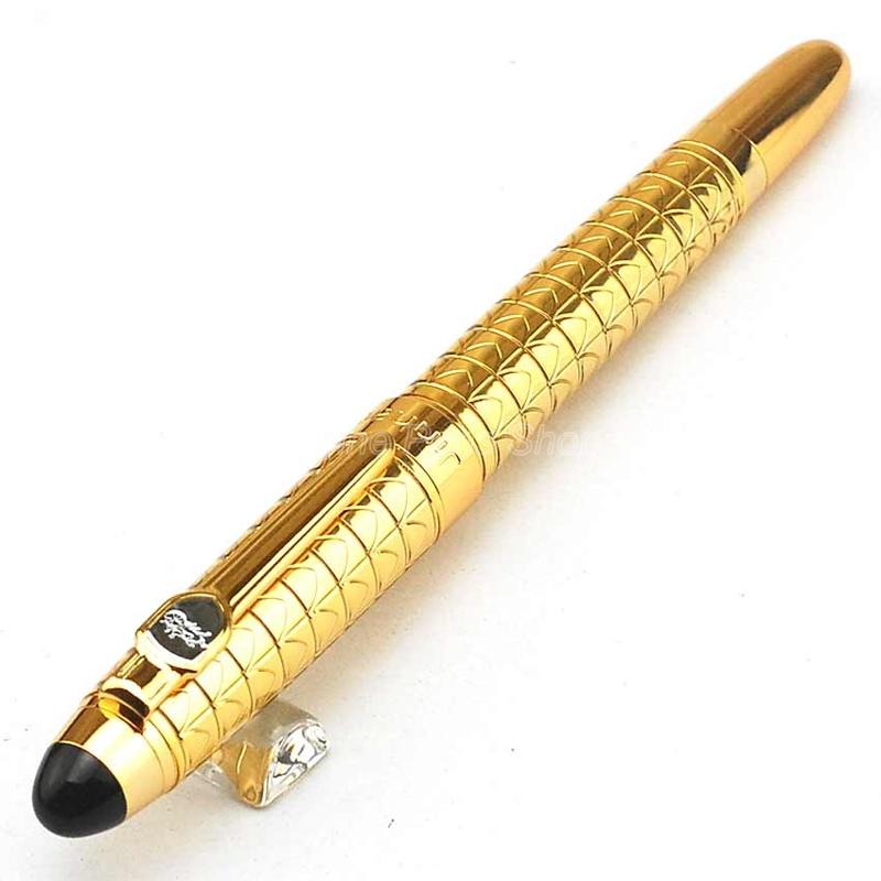 Jinhao Роскошная золотисто-черная шариковая ручка JR123