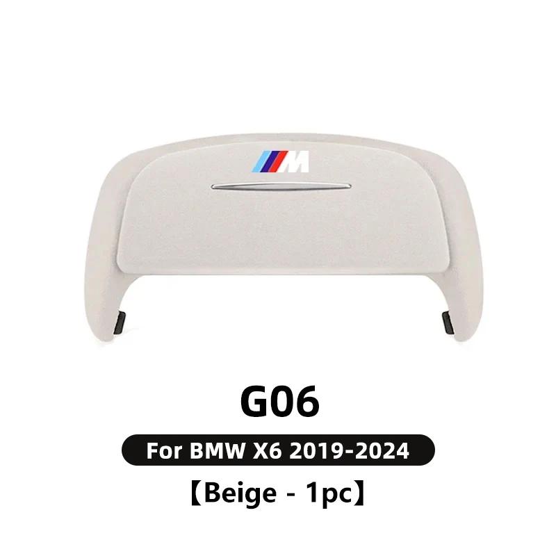 -Car Sunglasses Holder Suede Glasses Case Sunroof Sunglasses Storage Box For BMW 3 5 Series X3 X5 G01 G02 G05 G07 U11 G20 G30 G6