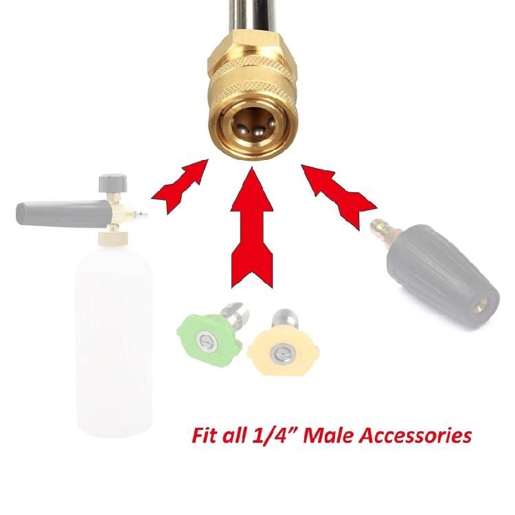 Anti-corrosion Pressure Washer Gun Adapter High Pressure Connections Accessories