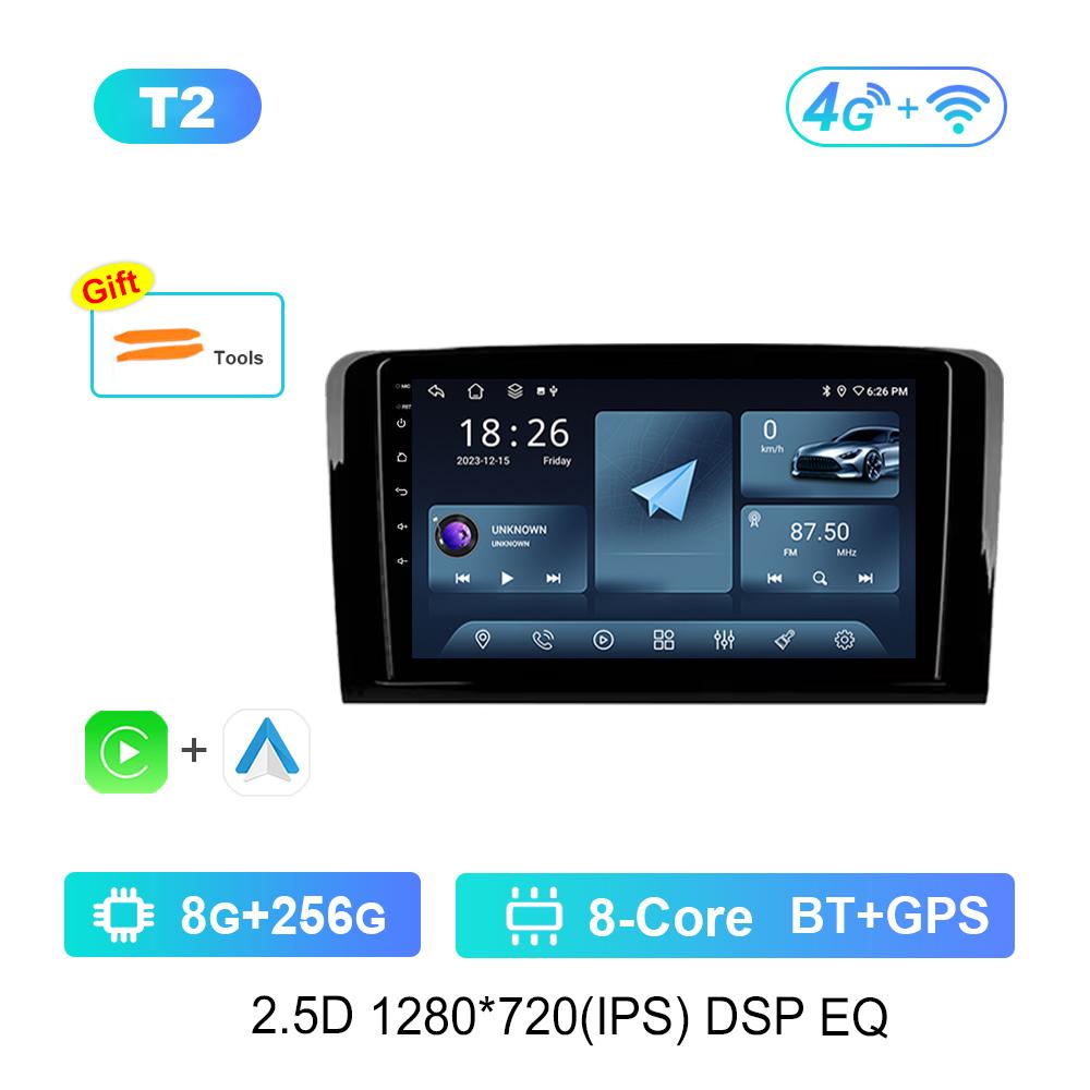 Android Car Radio Multimedia Video Player for Mercedes Benz GL ML W164 ML350 ML500 X164 GL35 GL45 2005 - 2012 GPS Navigation
