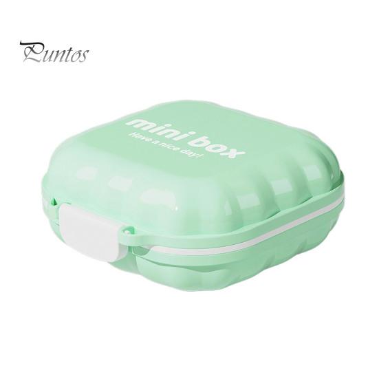 Travel Medication Box Portable Pill Box, with 7 Compartments, Moisture-Proof Dust-Proof Macaron Medicine Organizer, for Daily Use And Elderly Colorful